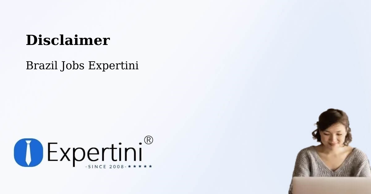 Disclaimer – Sinop - Brazil Jobs Expertini