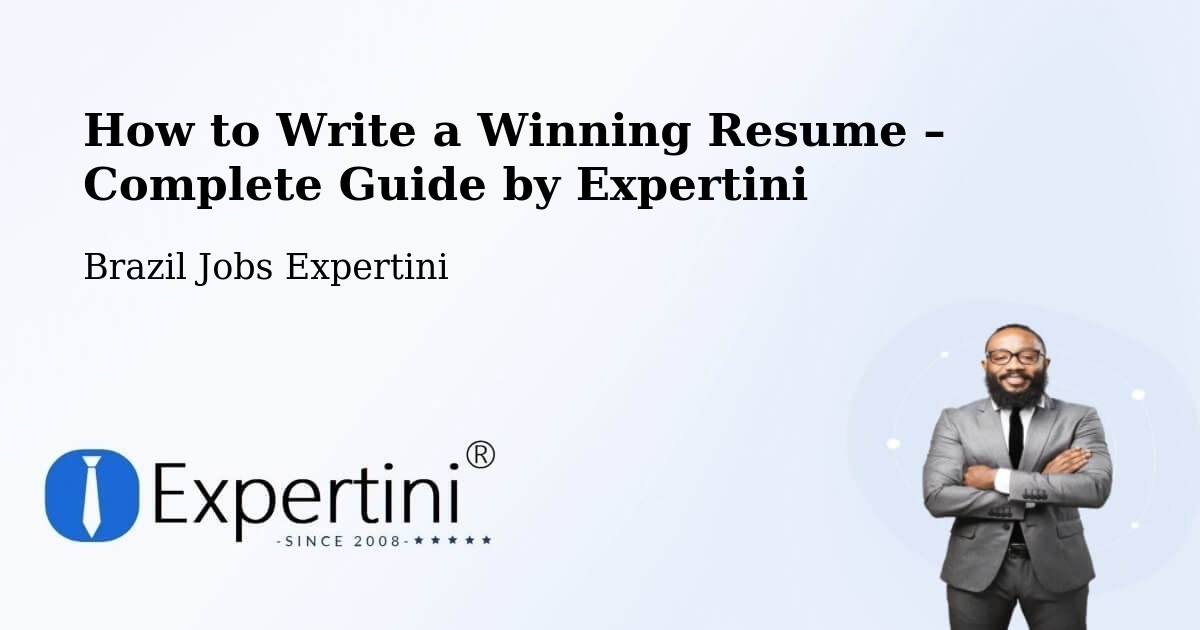 Resume Writing Guide for Job Seekers – Sinop - Sinop, Brazil Jobs Expertini