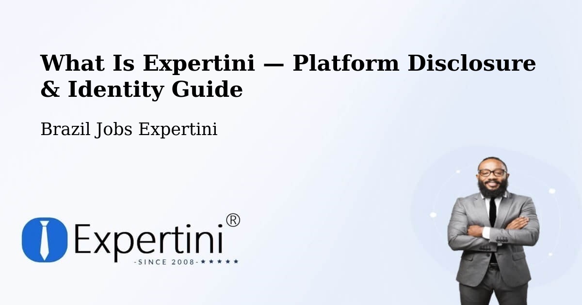 What Is Expertini — Platform Disclosure & Identity Guide – Sinop